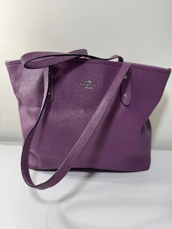 Purple Coach Purse - Picture 1 of 7